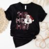 The Peanuts characters walk Christmas shirt