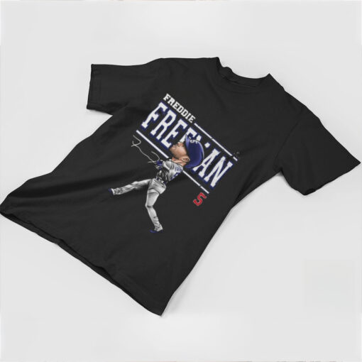 Freeman Los Angeles Dodgers Cartoon Signature 2024 Shirt