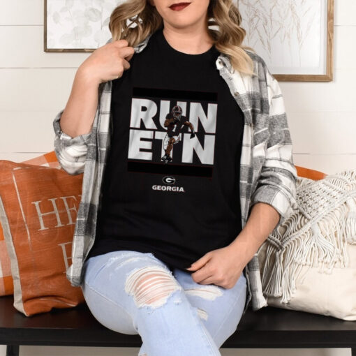 Georgia Football Trevor Etienne Run ETN T Shirt