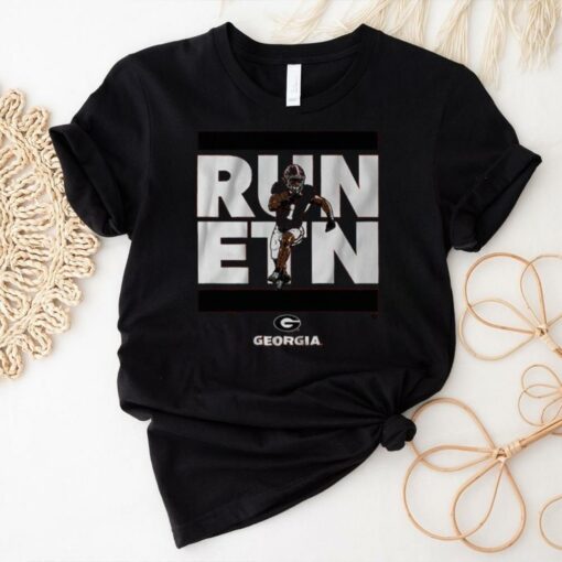 Georgia Football Trevor Etienne Run ETN T Shirt