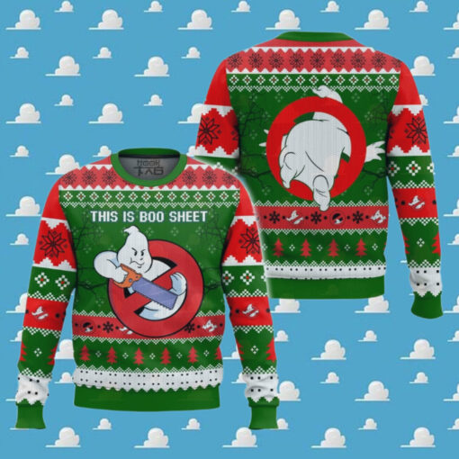 Ghostbusters, This is boo sheet Christmas Ugly Sweater