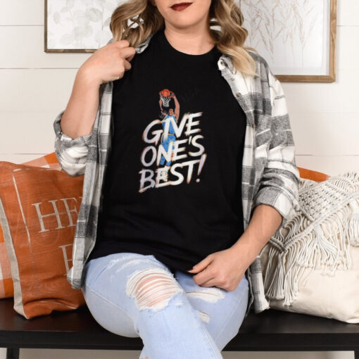 Give One’s Best basketball shirt