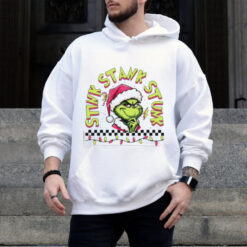 Grinch stink stank stunk Christmas light shirt