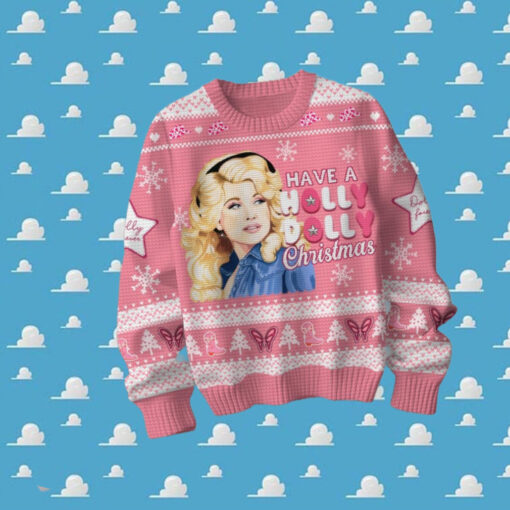 Have A Holly Dolly Parton Christmas Ugly Sweater