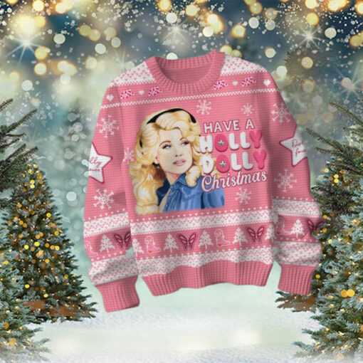 Have A Holly Dolly Parton Christmas Ugly Sweater