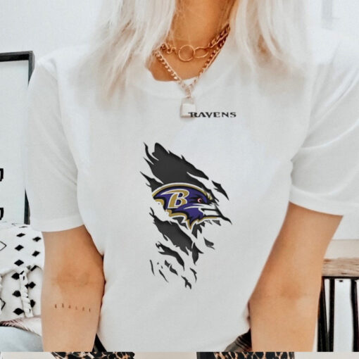 Inside me Baltimore Ravens scratches 2024 shirt