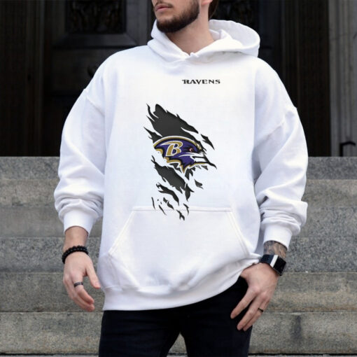 Inside me Baltimore Ravens scratches 2024 shirt