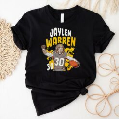 Jaylen Warren 30 Pittsburgh Steelers football graphic shirt