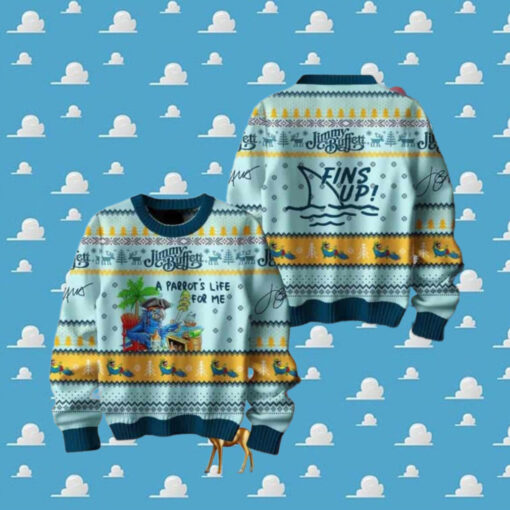 Jimmy Buffett A Parrots Life For Me Ugly Christmas Sweater Chirstmas Gifts 2024 Xmas For Family And Friends Ugly Sweater