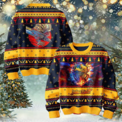 Judas Priest Living After Midnight Ugly Christmas Sweater Chirstmas Gifts 2024 Xmas For Family And Friends Ugly Sweater