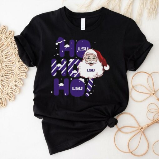 LSU Tigers Ho Ho Ho Santa Claus Christmas shirt