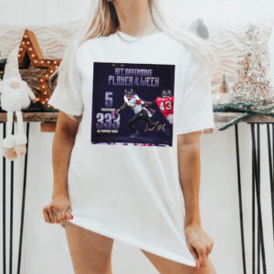 Lamar Jackson Baltimore Ravens AFC Offensive Player Of The Week 5 Touchdowns 333 All Purpose Yards Signature Poster t shirt