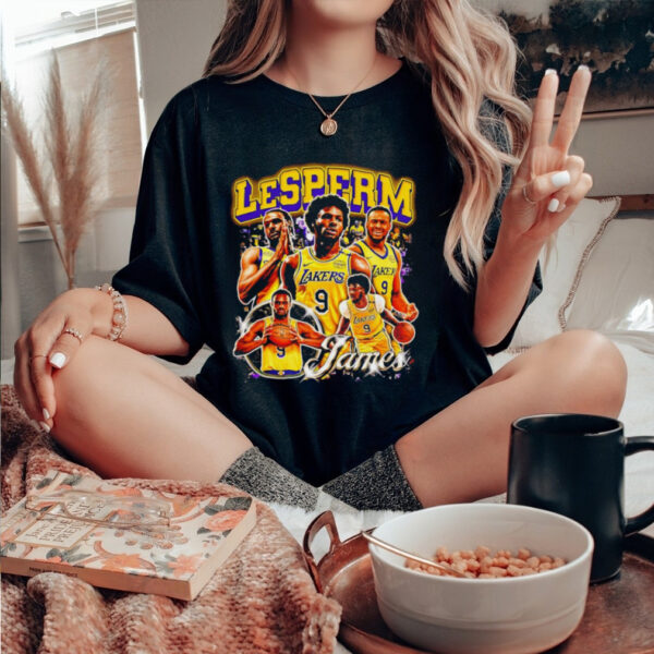 LeSperm Bronny James LA Lakers shirt