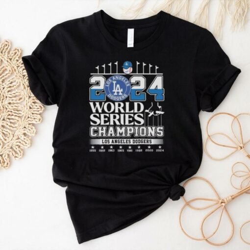 Los Angeles Dodgers 2024 World Series Champions 8th Time 1955 2024 Shirt