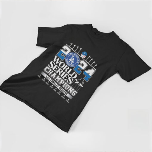 Los Angeles Dodgers 2024 World Series Champions 8th Time 1955 2024 Shirt