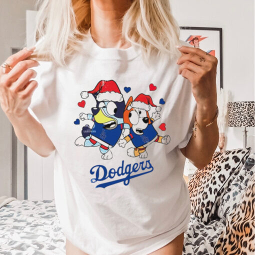 Los Angeles Dodgers Bluey Christmas 2024 shirt