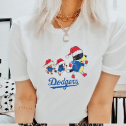 Los Angeles Dodgers Bluey Family Christmas shirt