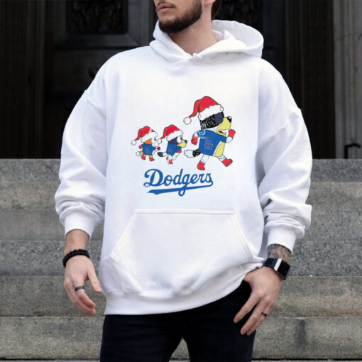 Los Angeles Dodgers Bluey Family Christmas shirt