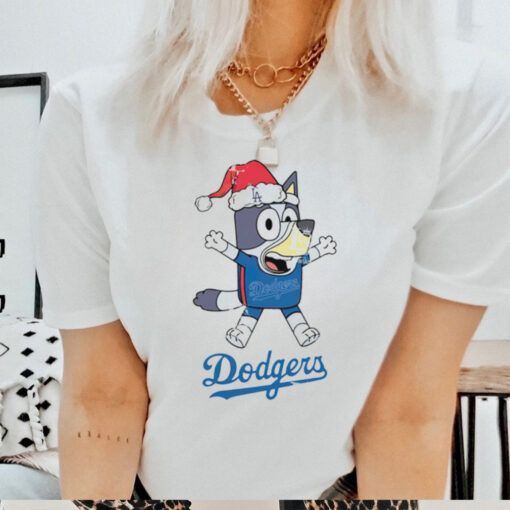 Los Angeles Dodgers Bluey Happy Christmas shirt