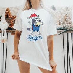 Los Angeles Dodgers Bluey Happy Christmas shirt