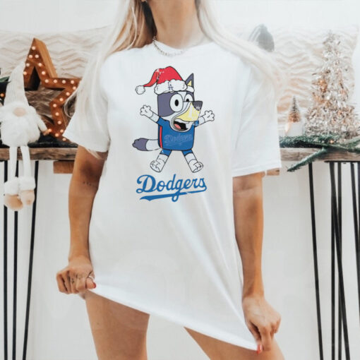 Los Angeles Dodgers Bluey Happy Christmas shirt