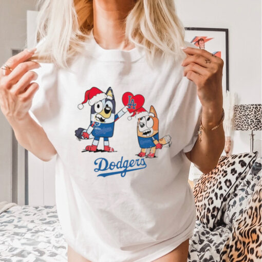 Los Angeles Dodgers Love Bluey Christmas shirt