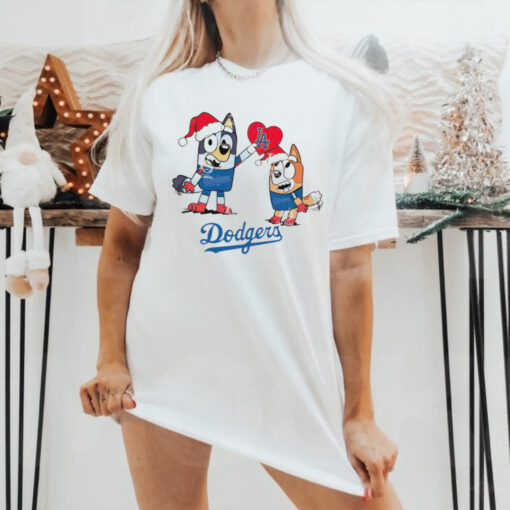 Los Angeles Dodgers Love Bluey Christmas shirt