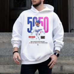 Los Angeles Dodgers Shohei Ohtani 50 50 Home Runs And Steals In One Season Signature Shirt