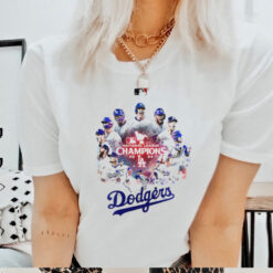 Los Angeles Dodgers team 2024 World Series Champions graphic shirt