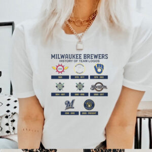 Milwaukee Brewers history of team logos shirt