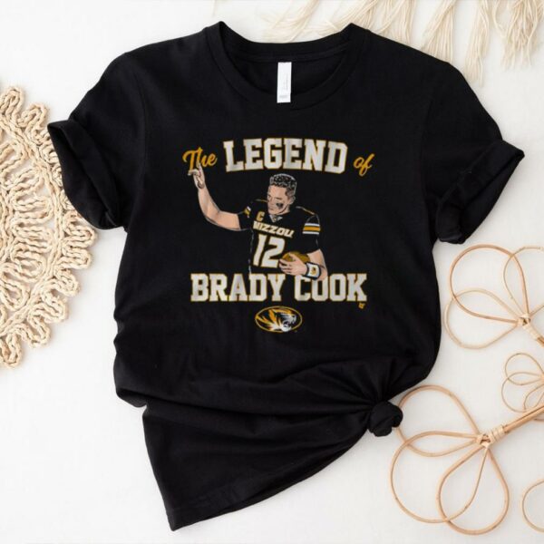 Mizzou Football The Legend Of Brady Cook T Shirt