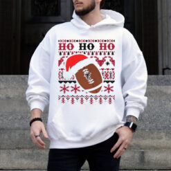 NFL Atlanta Falcons Football Santa Claus Ho Ho Ho Christmas 2024 Shirt