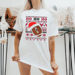 NFL Atlanta Falcons Football Santa Claus Ho Ho Ho Christmas 2024 Shirt