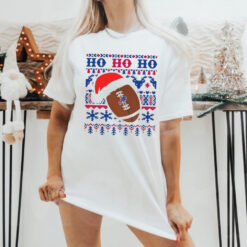 NFL Buffalo Bills Football Santa Claus Ho Ho Ho Christmas 2024 Shirt