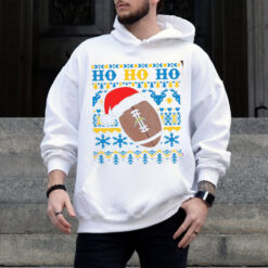 NFL Los Angeles Chargers Football Santa Claus Hohoho Christmas Pattern shirt