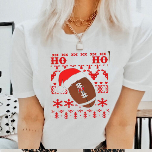 NFL Tampa Bay Buccaneers Football Santa Claus Hohoho Christmas Pattern shirt