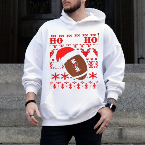 NFL Tampa Bay Buccaneers Football Santa Claus Hohoho Christmas Pattern shirt