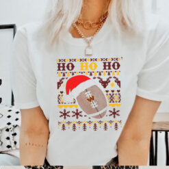 NFL Washington Commanders Football Santa Claus Hohoho Christmas Pattern shirt