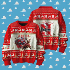 Nebraska Cornhuskers All I Want For Christmas Sweater