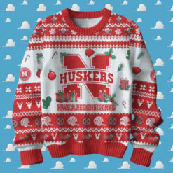 Nebraska Huskers Have a Red Christmas Sweater