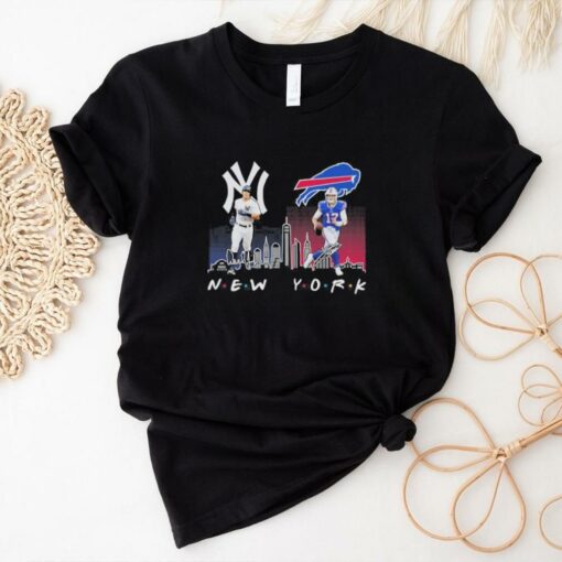 New York Friends Aaron Judge X Josh Allen Signatures Shirt