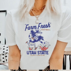 Official Mootah State Farm Fresh Football Utah State College Of Agriculture Graphic t shirt