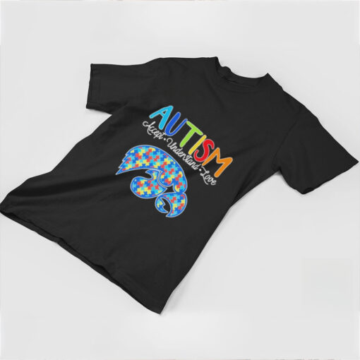 Official Autism Accept Understand Love Iowa Hawkeyes Shirt