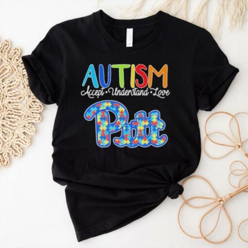 Official Autism Accept Understand Love Pittsburgh Panthers Shirt