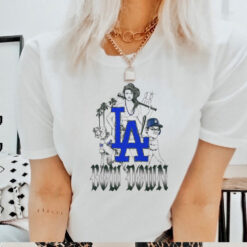 Official Bow down to the blue crew Los Angeles Dodgers t shirt