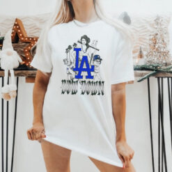 Official Bow down to the blue crew Los Angeles Dodgers t shirt