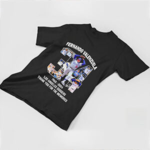 Official Fernando Valenzuela 34 1960 2024 Los Angeles Dodgers Thank You For the Memories Shirt