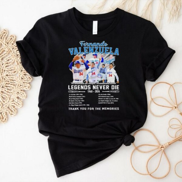 Official Fernando Valenzuela LA Dodgers Fernandomania Forever Shirt