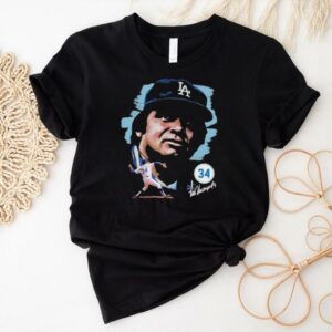 Official Fernando Valenzuela Los Angeles Dodgers Portrait Shirt