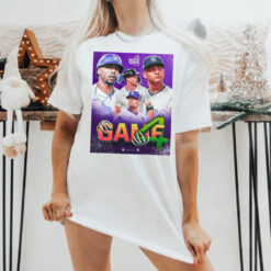 Official Game 4 Los Angeles Dodgers Vs New York Yankees MLB World Series 2024 Halloween Poster t shirt